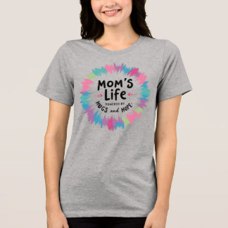 Mamma Life Powed av Hugs och Hope T Shirt