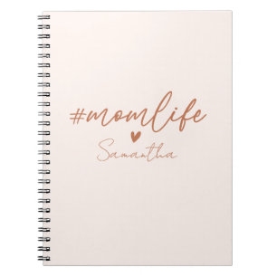 Mamma Life - Rustic Charm Design Anteckningsbok