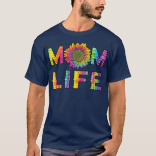 MAMMA Life Shirt Solros Tie Dye Hippie Mamma Moth T