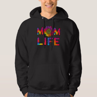 Mamma Life Solros Tie Dye Hippie Mamma Mor D Hoodie