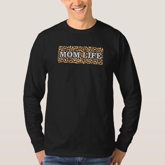 Mamma Life-text i enkelt skript på ursprunglig ost T Shirt (Framsida)