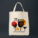 Mamma Life's Best Teacher Tote Bag Tygkasse<br><div class="desc">Berätta för mamma hur mycket du uppskattar hennes livlektioner med roligten. Tre fåglar med färgad vingar och accenter. Mammor ÄR LIVSMETS BÄSTA LÄRARE. Perfekt för Mors dag eller hennes födelsedag. PinkInkArt-original!</div>