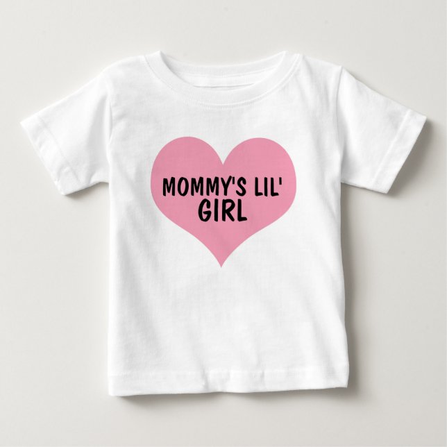 MAMMA LIL' GIRL T-shirts (Framsida)