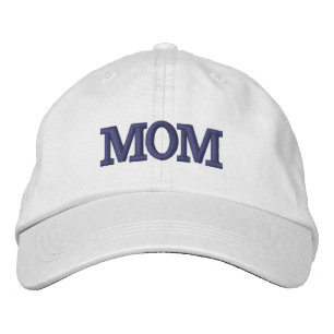 Mamma Lila Hat Broderad Keps