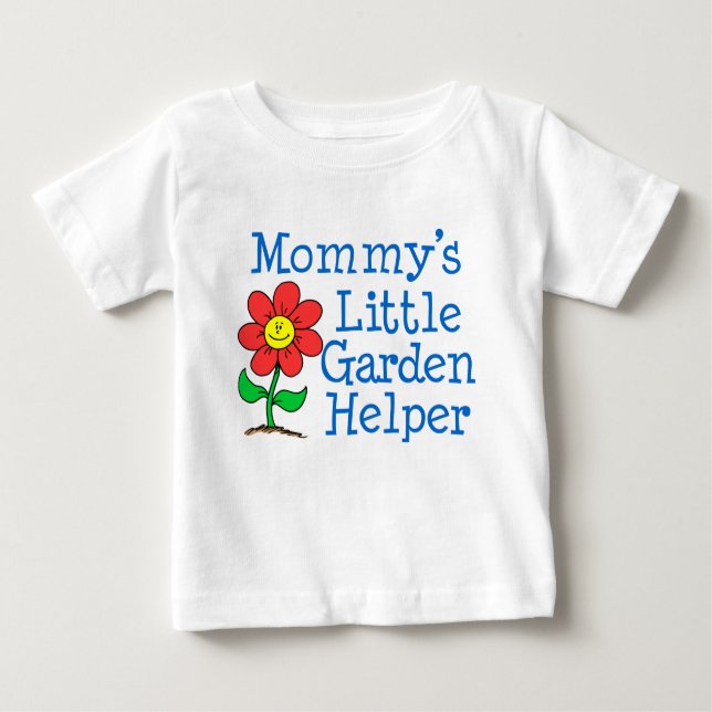 Mamma lilla Garden Helper T Shirt (Framsida)