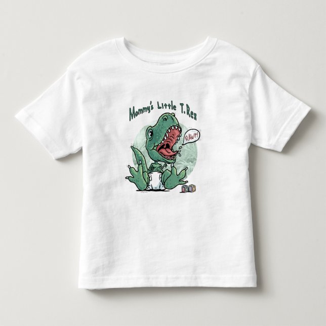 Mamma lilla Rex Tee Shirt (Framsida)