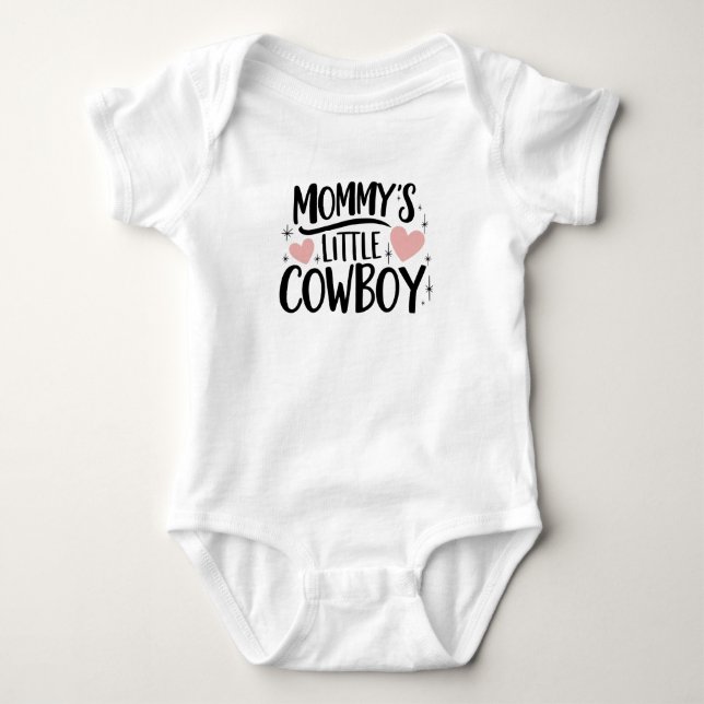 Mamma lille cowboy t shirt (Framsida)
