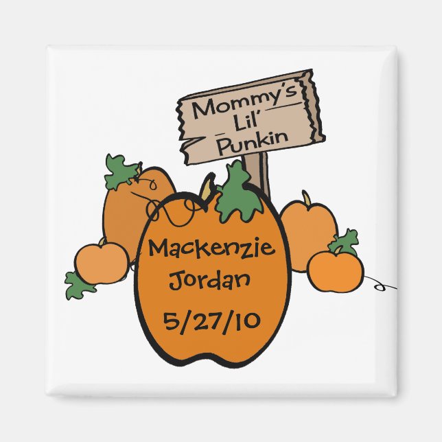 Mamma Lil'Punkin Magnet (Framsidan)