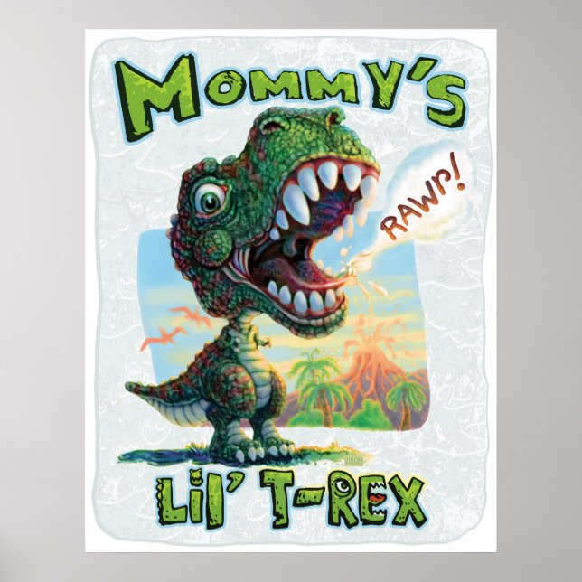 Mamma Lil'T Rex Poster (Framsidan)
