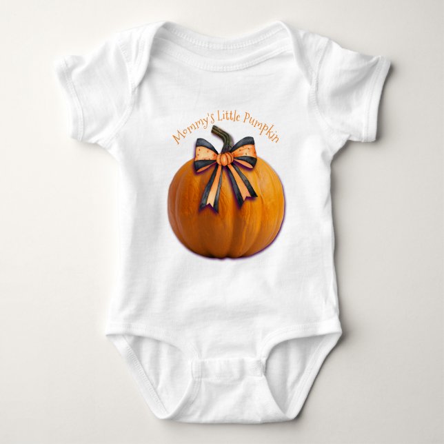 "Mamma Lite Pumpkin" T Shirt (Framsida)