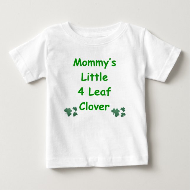 Mamma Little 4 Löv Klöver T-shirt (Framsida)