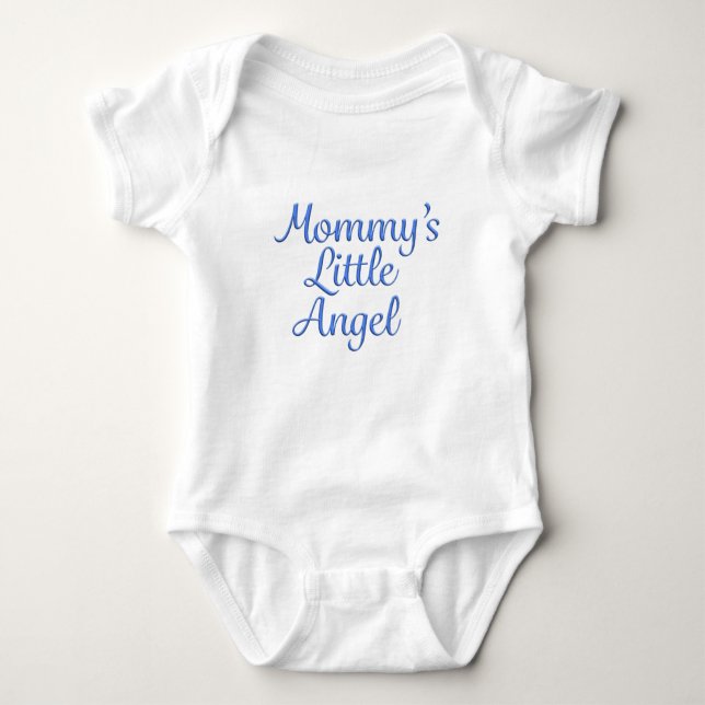 Mamma Little Angel - BOY T Shirt (Framsida)