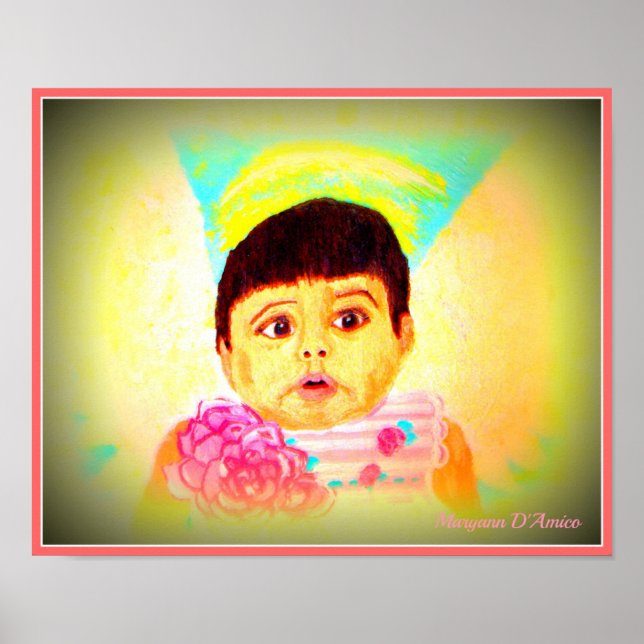 Mamma Little Angel Poster för Infant eller Child (Framsidan)