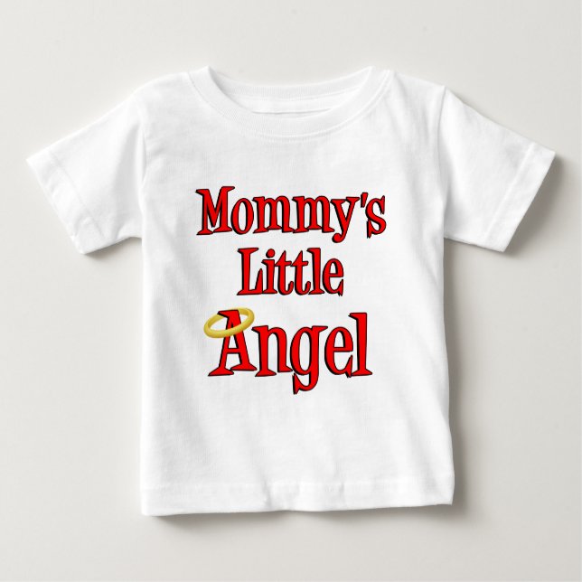 Mamma Little Angel T Shirt (Framsida)