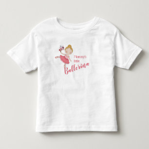 Mamma Little Ballerina Blonde Hair T Shirt