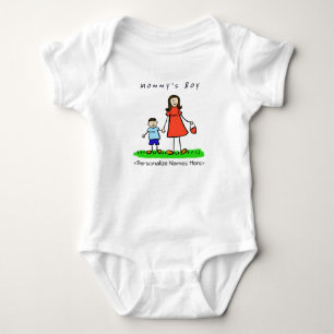 Mamma Little Boy - Brunette Mor & Son Shirt T-shirt
