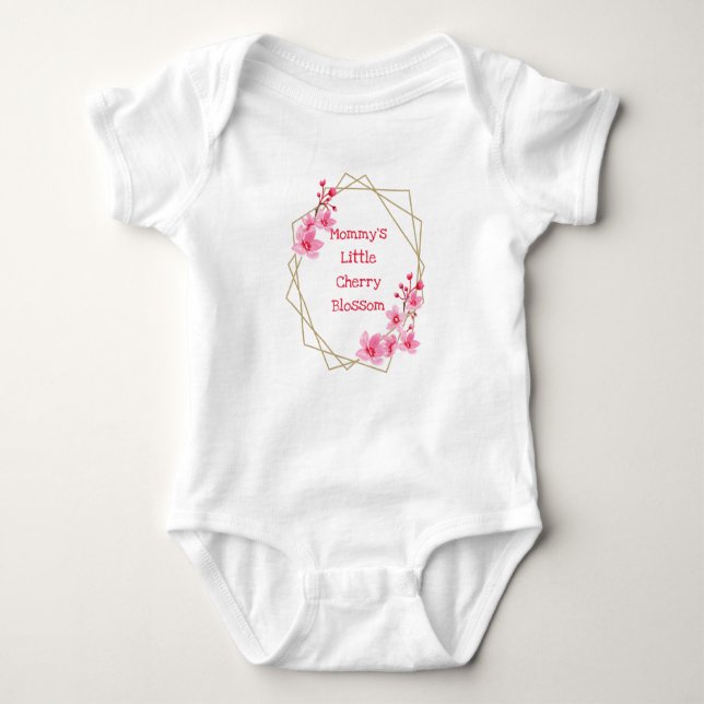 Mamma Little Cherry Blommar - Sakura Blommar T Shirt (Framsida)