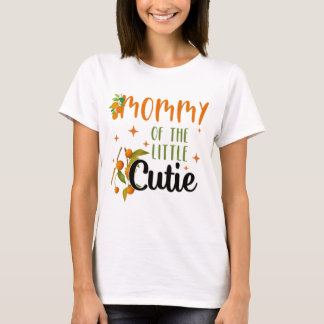Mamma Little Cutie 1st Birthday Party Baby Shower T Shirt