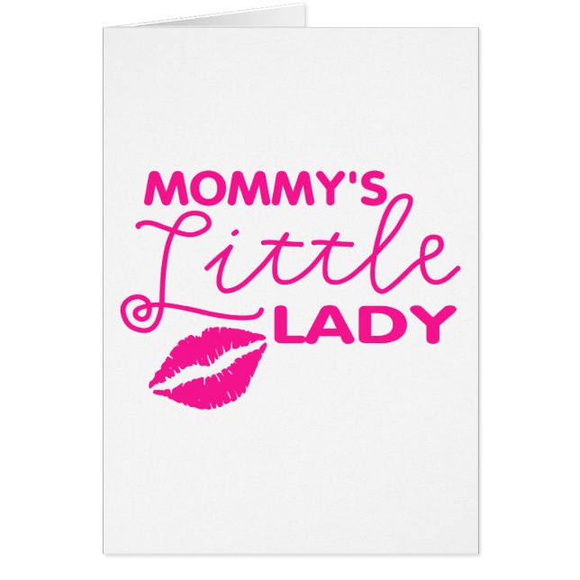 Mamma Little Dam Hälsningskort (Framsidan)