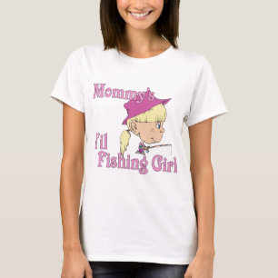 Mamma Little Fishing Girl T-shirt