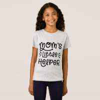 Mamma Little Helper Cute Hand Lettered Script