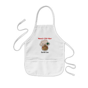 Mamma Little Helper Retro Gingerbröd Barnförkläde