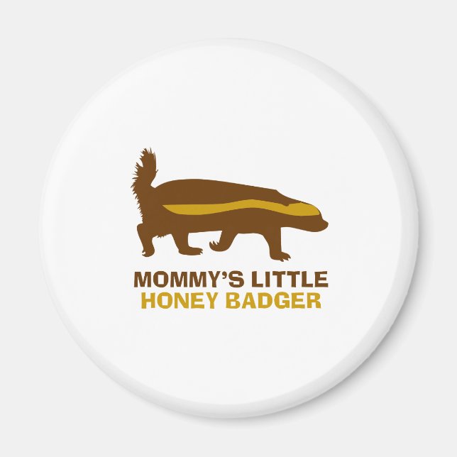 Mamma Little Honey badger Magnet (Framsidan)