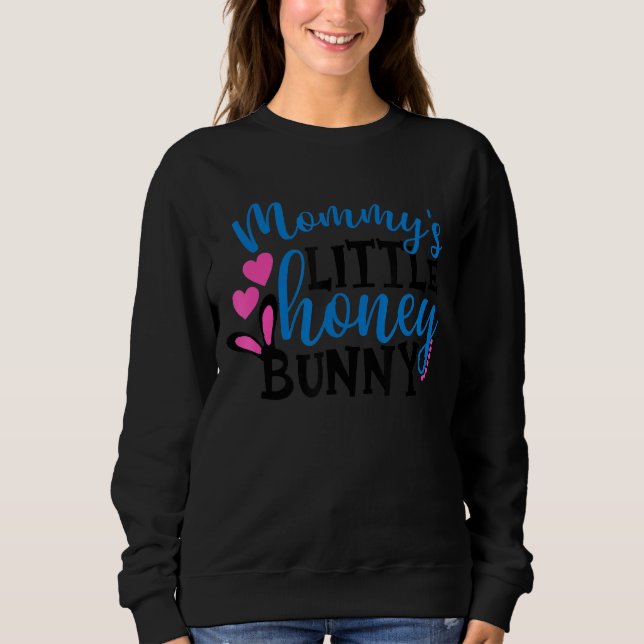 Mamma Little Honung Bunny Funny Påsk Day T Shirt (Framsida)