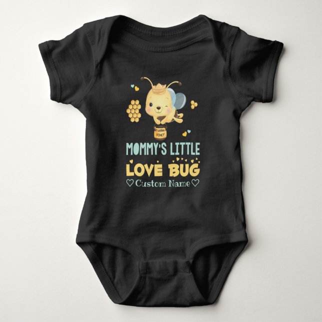 Mamma Little Kärlek Kryp T Shirt (Framsida)