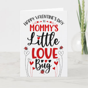 Mamma Little Kärlek Kryp Valentine Helgkort