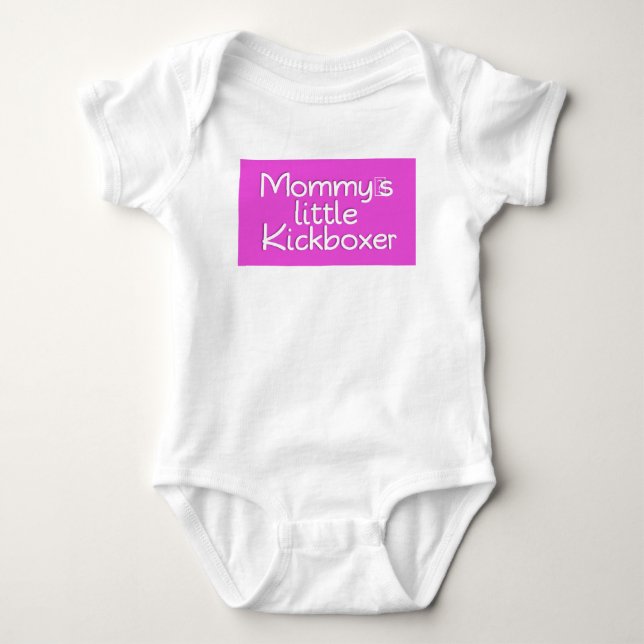 Mamma Little Kickboxer Tee Shirt (Framsida)