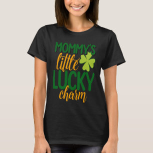 Mamma Little Lucky Charm Klöver Shamrock T Shirt