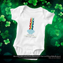 Mamma Little Lucky Charm Rainbow 4-Löv Klöver T Shirt
