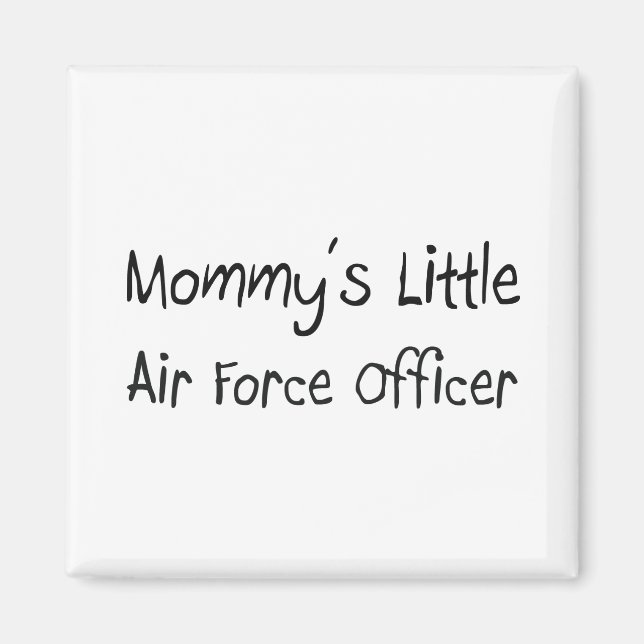 Mamma Little Luft Force Officer Magnet (Framsidan)