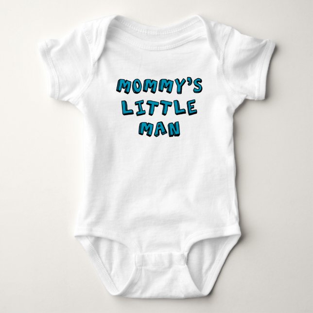 Mamma Little Man baby T-shirt (Framsida)