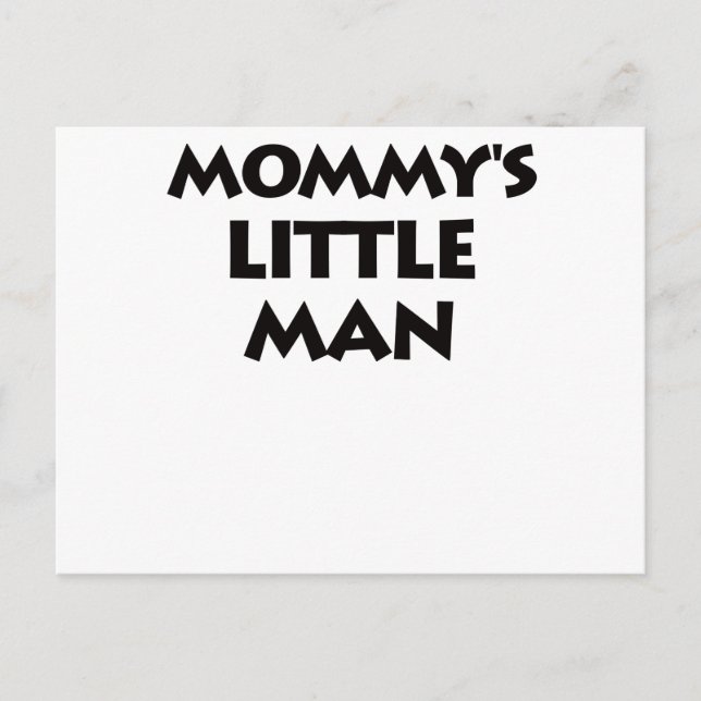 Mamma Little Man Vykort (Framsida)