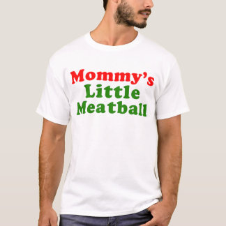 Mamma Little Meatball Funny Baby eller Småbarn Shi T Shirt