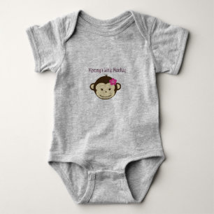 Mamma Little Monkey Baby Jersey Tee