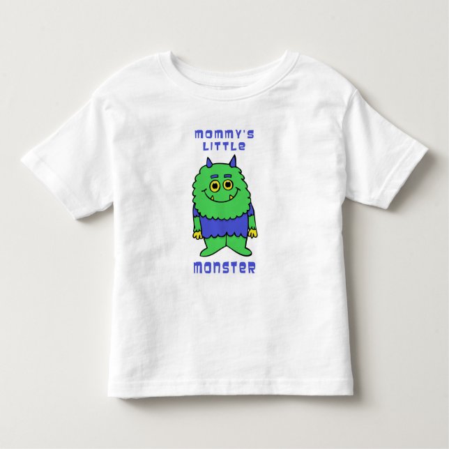 Mamma Little Monster T Shirt (Framsida)