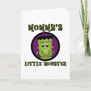 Mamma Little Monster T-shirts och Gifts Kort