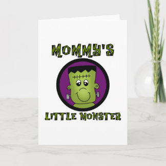 Mamma Little Monster T-shirts och Gifts Kort
