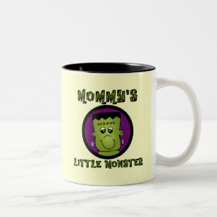 Mamma Little Monster T-shirts och Gifts Två-Tonad Mugg