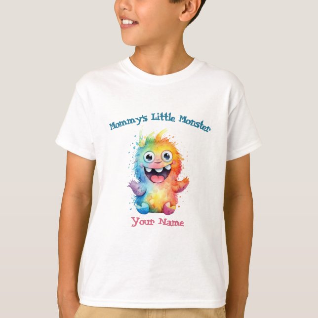 Mamma Little Monster VIII T Shirt (Framsida)
