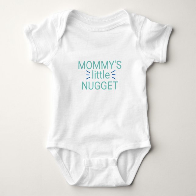 MAMMA LITTLE NUGGET one-biet Baby Bodydrädräkt T Shirt (Framsida)