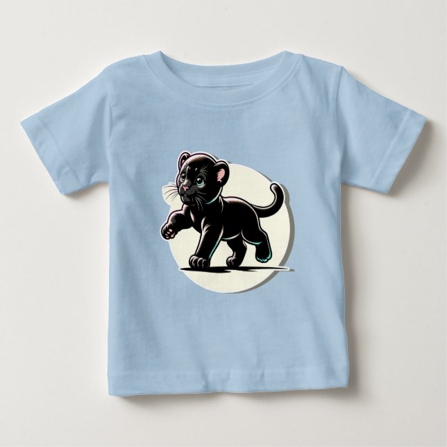 Mamma Little Panther Unge T Shirt (Framsida)