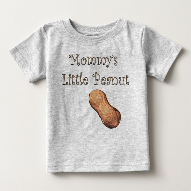 Mamma Little Peanut T Shirt (Framsida)