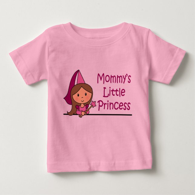 Mamma Little Princess T Shirt (Framsida)