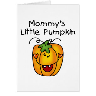 Mamma Little Pumpkin T-shirts och Gifts Hälsningskort