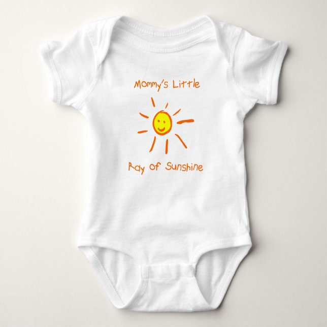 Mamma Little Ray av Sunshine T Shirt (Framsida)