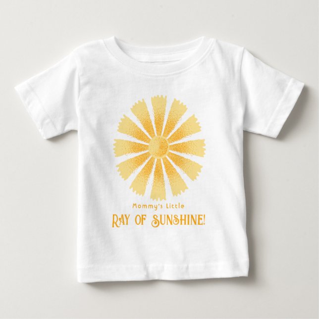 Mamma Little Ray av Sunshine T Shirt (Framsida)